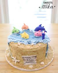 Buttercream Birthday Baby Shark Cake Baby Shark And Family Cake Inside Shark Birthday Cakes Birthday Cake Kids Family Cake