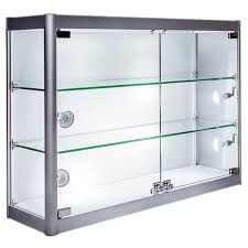 A wide variety of wall mount glasses display shelves options are available to you, such as general use, material, and appearance. Aluminium Glass Wall Mounted Shop Cabinet Shop Fitting Supplies Slatwall