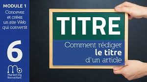 We did not find results for: Rediger Un Titre Accrocheur Methode 77 Exemples Irresistibles