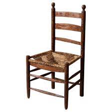 antique rush seat chair chair side chairs seating