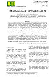 Check spelling or type a new query. Pdf Learning The Genetics Concepts Through Project Activities Using Drosophila Melanogaster A Qualitative Descriptive Study
