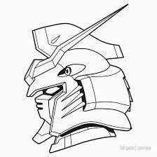 Black And White Cartoon Robot Head Gundam Deathscythe Profile Outline Black Classic T Shirt By Mossloves Gundam Art Gundam Silhouette Art