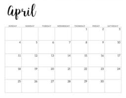 A free editable monthly 2021 blank floral design calendar template in a landscape layout, a4 size paper. 2021 Calendar Printable Free Template Paper Trail Design