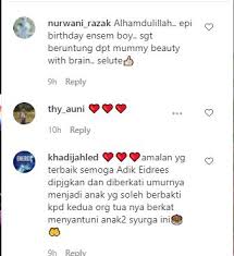 Ucaplah ungkapan yang ada sebagai tanda terima kasih di atas segala bakti yang telah suami berikan. Terima Kasih Doakan Eidrees Sempena Hari Lahir Anak Anzalna Nasir Kongsi Rezeki Dengan Anak Yatim Pa Ma