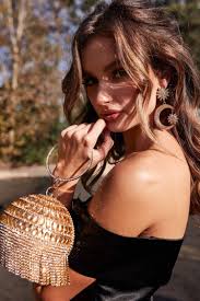 Glazori Imani Rose Gold Star Earrings