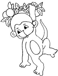 100 funny jungle animals to color in. Monkey Coloring Page Coloring Library