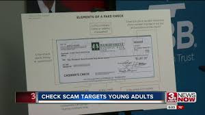 If you don't see a logo, the check is likely fake. Bbb Fake Check Scam Targets Young Adults