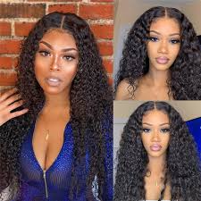 The key to sleek and natural curls is to leave them alone as much as possible. Curly Middle Part Wigs T Shape 13x5 Lace Part Wigs For Women Asteriahair