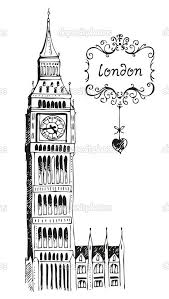 Illustration Of Big Ben London Big Ben London London Drawing London Art