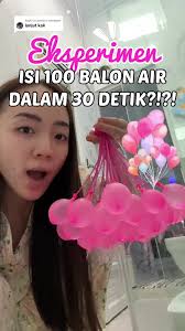 Eksperimen Mengisi 100 Balon Air?!?! Akhirnya OMG😱😱😱