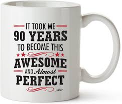 An 90th birthday is a massive occasion and your gifts should match that occasion! Buy 90th Birthday Gifts For Women Ninety Years Old Men Mugs Happy Funny 90 Mens Womens Womans Wifes Female Man Best Friend 1931 Mug Male Unique Ideas 30 Woman Wife Gag Dad