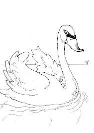 Coloring Page Swans Swans Coloring Pages Animal Coloring Pages Princess Coloring Pages
