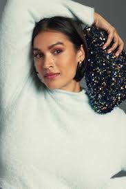 By Anthropologie The Thea Long-Sleeve Eyelash Twofer Sweater Dress