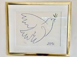 Pablo picasso wurde am 25. Picasso Friedenstaube Ebay Kleinanzeigen