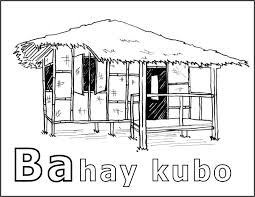Coloring provides a creative outlet for you to get lost in time. Bahay Kubo Coloring Philippine Travel Blog