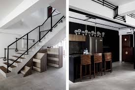 A modern staircase design that's light and bright. 8 Maisonette Designs That Are A Step Up From Your Usual Hdbs Qanvast
