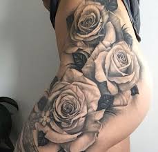 Rose Tattoo Hip Thigh Tattoos Rose Tattoo Thigh Rose Tattoos