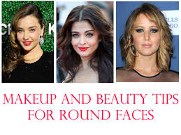 beauty and makeup tips for round faces