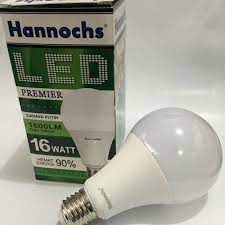 Ngomongin lampu led yang bagus untuk rumah baik berbentuk tl atau bohlam, lampu led yang paling terang, saya catat beberapa merk led yang beredar dipasaran, di toko listrik, atau supermarket. Lampu Led 16w Besar Terang Untuk Ruangan Besar Merk Hannochs Garansi Shopee Indonesia