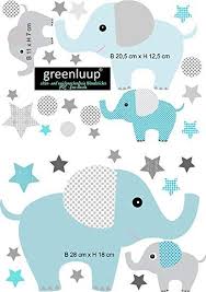 Greenluup Oko Wandsticker Wandaufkleber Wandtattoo Tierkopfe Tiere Wanddeko Kinderzimmer Babyzimmer Kinder B Babyzimmer Tapete Aufkleber Wanddeko Kinderzimmer