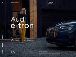 Audi Web Design Concept Concept Design Web Design Design
