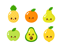 Cute Fruits In 2020 Fruit Cartoon Cute Food Drawings Cute Fruit