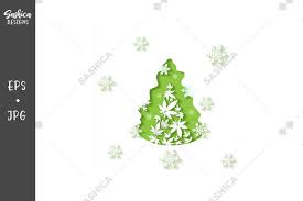Download Christmas Tree Cut Out Vector Background Graphic By Sashica Designs Creative Fabrica SVG Cut Files