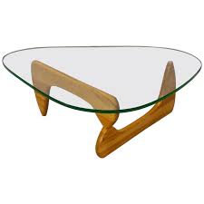 Sculptor isamu noguchi took wood and glass and blended them together to make this graceful, organic piece of furniture. Early 1950s Isamu Noguchi Birch Base Glass Top Coffee Table At 1stdibs