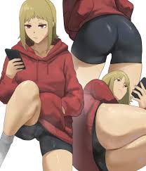 Rule 34 - 1girls Ass Big Ass Bike Shorts Cameltoe Chainsaw Man Female  Female Only Noras Phone Red Eyes Sawatari Akane Short Hair Shorts Solo  Thick Thighs | 7294535