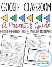 Parent S Guide To Google Classroom Infographic By Miss Dowling Has Class Google Classroom Google Classroom Activities Google Classroom Elementary