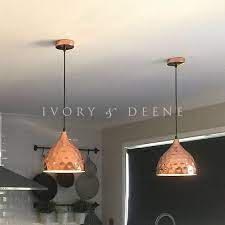 Nora Pendant Light Hammered Copper Copper Pendant Lights Copper Lighting Pendant Light