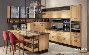 Even poor quality than laminated. Rustic Melamine Wood Grain Kitchen Cabinets Plcc19062 Oppein The Largest Cabinetry Manufacturer In Asia