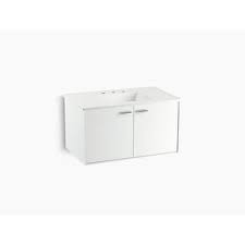 Save 12% more at checkout. 21 7 8 X 36 X 19 1 2 In Wall Hung Bathroom Vanity Cabinet Linen White Winsupply