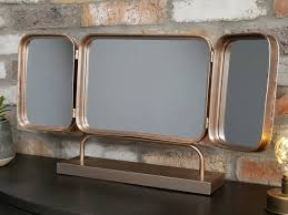 This vanity is finished in a majestic gray color and includes a single full framed mirror. Industrial Vanity Mirror Free Standing Unit Bedroom Make Up Vintage Dressing Unique Home Furniture