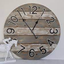 Our small family run business has been standing in the same location since 1993, providing australia with an option for consistent quality timepieces. Xl Large Coastal Distressed Beach Panel Wall Clock 66cm Dalisay