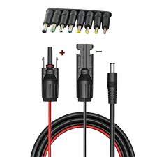 Suaoki Mc4 Connector Solar Panel Adapter Cable To Dc 5 5mm X 2 1mm For Portable For Sale Online Ebay Electrical Wiring Cable Ebay