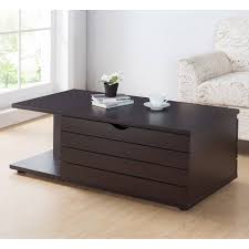 Elongated glass table with sliding top by maison jansen. Furniture Of America Kisher Sliding Top Coffee Table Walmart Com Walmart Com