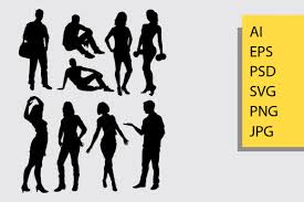 People Silhouette Graphic By Cove703 Creative Fabrica