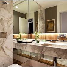 Bom Dia Lavabo Marmore Calacatta Madeira E Espelho Combinacao Infalivel Projeto Mara Chap Ch Decoracao Banheiro Pequeno Lavabo Rustico Lindos Banheiros