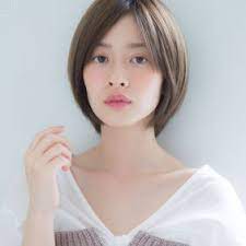 ひし形シルエット のショートボブなら どこからみても美人 lee ヘアカット 短い髪のためのヘアスタイル 美髪