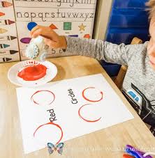 We use cause and effect activities for toddlers to build early science skills—and bubble activities are always a hit! Colors And Shapes Red Circles Share Remember Celebrating Child Home