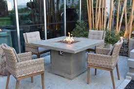 Outdoor fire pit table and chairs. Birmingham Fire Dining Table Propane Fire Pit Table Fire Pit Table Fire Table