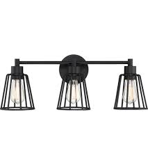 Quoizel Att8603ek Atticus 3 Light 24 Inch Earth Black Vanity Light Wall Light