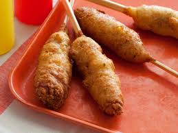Corn Dogs Recipe Food Network Recipes Fair Food Recipes Corndog Recipe