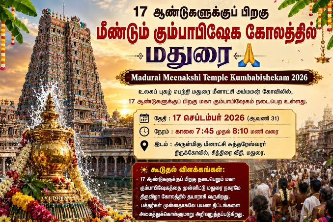 மதுரை மீனாட்சி அம்மன் கோவில் கும்பாபிஷேகம்: 7 வண்ணங்களில் அனுமதி அட்டை, பொதுமக்கள் எப்போது தரிசிக்கலாம்? | Meenakshi Amman Kumbabishegam Pass | Times Now Tamil