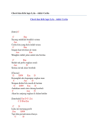 Website yang berisi kumpulan chord (akord) / kunci gitar mudah dan dasar beserta lirik lagu indonesia maupun. Kenanglah Aku Chord C