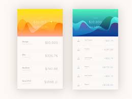 Banking App Concept Anwendungsdesign Und Design