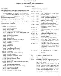 Iapmo Is 3 2006 Installation Standard For Copper Plumbing