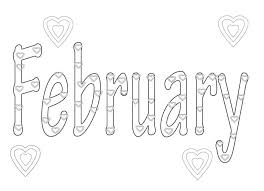 Print and color winter pdf coloring books from primarygames. February Coloring Page Free Printable Coloring Pages For Kids