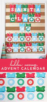 Diy Hidden Holiday Message Advent Calendar Holiday Messages Diy Advent Calendar Holiday
